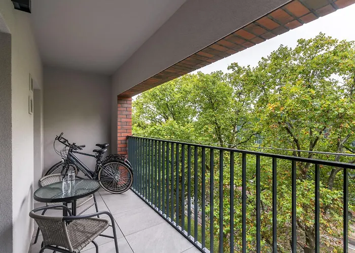 Apartwro 3th - Przy Dworcu Glownym Pkp, Balkon, Garaz, Rowery Apartmán